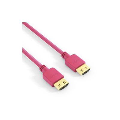 PureInstall, HDMI Kabel, 1.00m rot